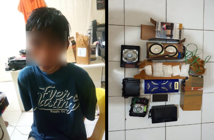 Polsek Sebatik Timur, Ungkap Sabu Yang Dikemas Dalam Speaker