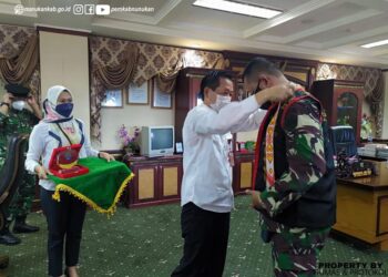 Bahas Pengelolaan Perbatasan, Sekretaris Daerah Terima Kunjungan Kapusjianstra TNI