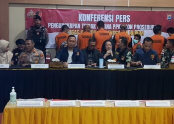 Satgas Penegakan Hukum Desk Perlidungan Pekerja Migran Indonesia Tangkap 7 Tersangka TPPO di Nunukan, Hendak Bawa 82 Pekerja Migran Ilegal ke Malaysia