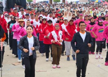 Pecahkan Rekor MURI, Senam Lukiwo Diikuti 11.020 peserta