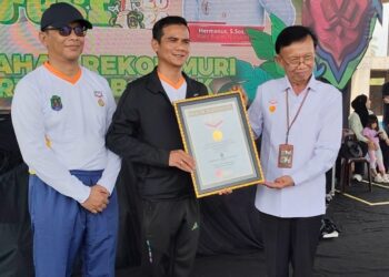 MURI Catat 11.020 Peserta Senam Lukiwol, Budaya Tidung Nunukan Diperkenalkan Lewat Olahraga