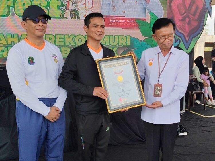 MURI Catat 11.020 Peserta Senam Lukiwol, Budaya Tidung Nunukan Diperkenalkan Lewat Olahraga