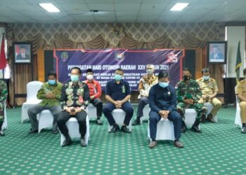 SECARA VIRTUAL, SEKDA HADIRI UPACARA PERINGATAN OTONOMI DAERAH