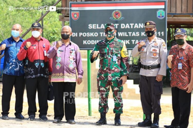 Bersama Tim Wasef TMMD 111 Tahun 2021, Kepala DPMD Hadiri Paparan dan Peninjauan Lokasi TMMD