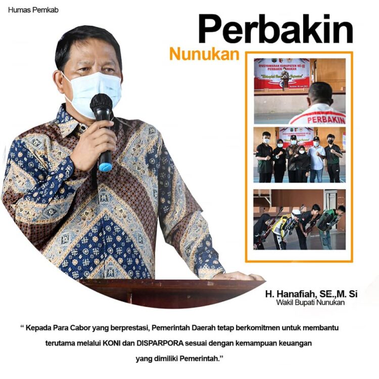 Buka Muskab Ke III Perbakin Nunukan, Hanafiah : Pengurus Harus Punya Semangat Juang Tinggi