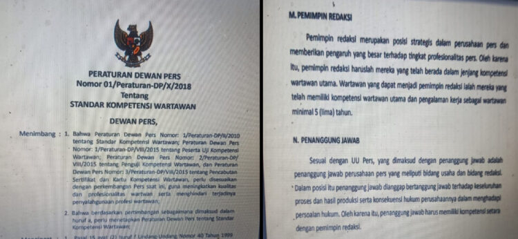 TERKESAN ADA YANG PAKSAKAN AGAR PEMDA GUNAKAN PERARTURAN DEWAN PERS DALAM PENGELOLAAN APBD TERKAIT KERJASAMA MEDIA