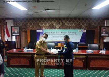Program Kota Tanpa Kumuh (KOTAKU) Kaltara Gelar Pelatihan dan Sertifikasi Tukang di Nunukan