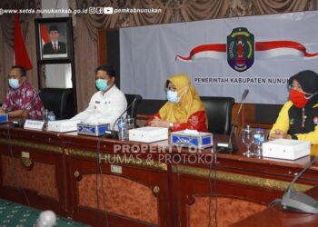 Wabup Hanafiah Hadiri Peringatan Hari Anak Nasional Yang Diselenggarakan Virtual