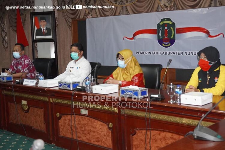 Wabup Hanafiah Hadiri Peringatan Hari Anak Nasional Yang Diselenggarakan Virtual