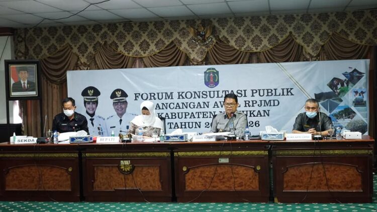 FORUM KONSULTASI PUBLIK RANCANGAN AWAL RPJMD KABUPATEN NUNUKAN