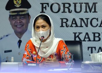 BUPATI NUNUKAN DISKUSI BERSAMA WAMEN LHK