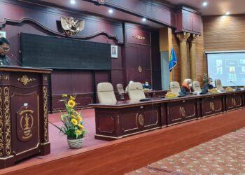 DPRD NUNUKAN Gelar Rapat Paripurna Tentang Penyampaian KUA-PPAS 2022