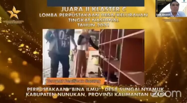 Perpustakaan Bina Ilmu di Sei Nyamuk Juara II Tingkat Nasional