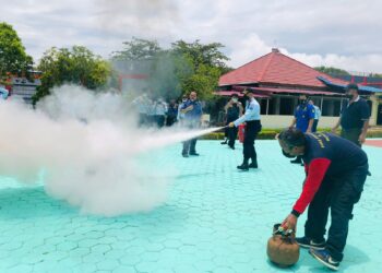 SIMULASI AWAL PENCEGAHAN DAN PENANGGULANGAN BENCANA KEBAKARAN DI LAPAS KELAS IIB NUNUKAN