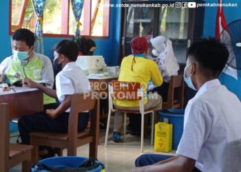 IKA UNHAS Nunukan Gelar Bakti Sosial Vaksinasi Massal Covid – 19 Untuk Pelajar