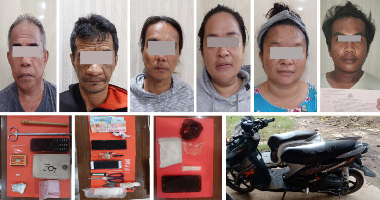 Satresnarkoba Polres Nunukan Tangkap 6 Tersangka Narkoba, 2 di Antaranya Wanita