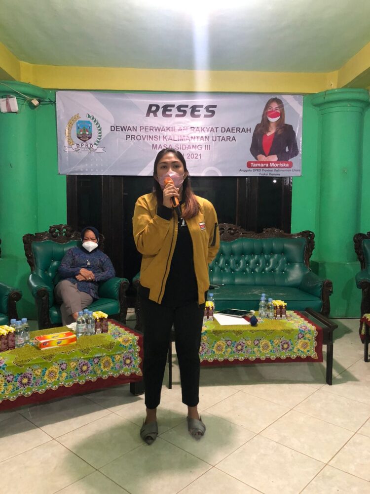 Tamara Moriska Anggota DPRD Kalimantan Utara Dari Partai Hanura Gelar Reses Di Nunukan