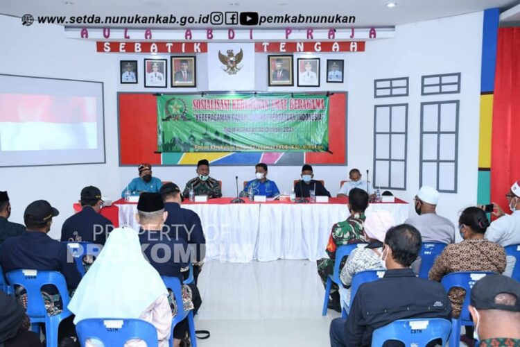 Wabup Hanafiah Buka Sosialisasi Kerukunan Umat Beragama di Kec. Sebatik Tengah