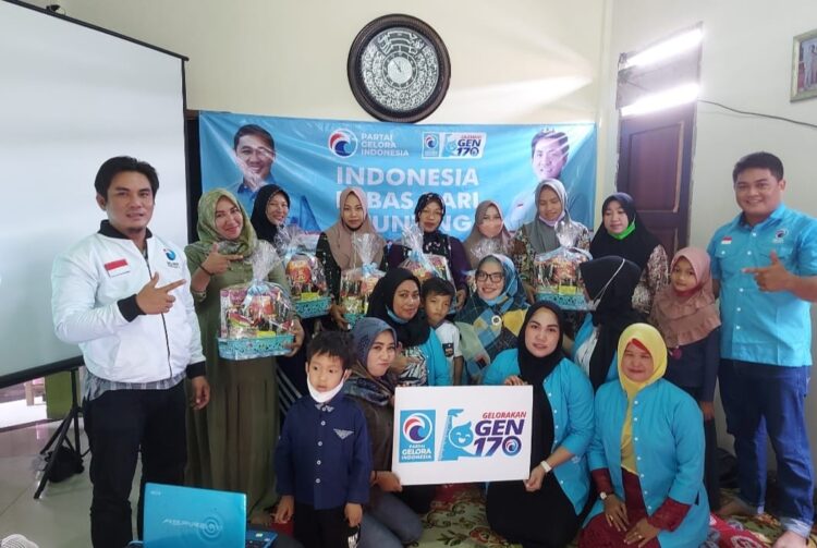 Momentum Hari Ibu, Partai Gelora Kaltara Launching Program Gerakan ‘GELORAKAN GEN 170’