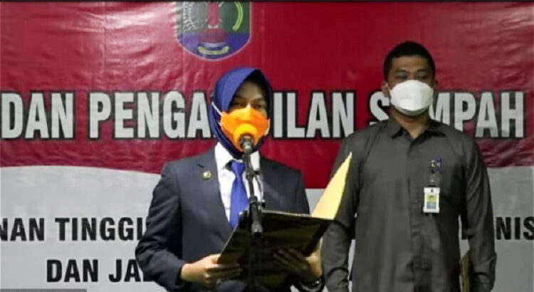 Bupati Nunukan, Hj Asmin Laura Lantik Pejabat Eselon II,III,IV di Lingkungan Pemkab Nunukan Tahun 2022