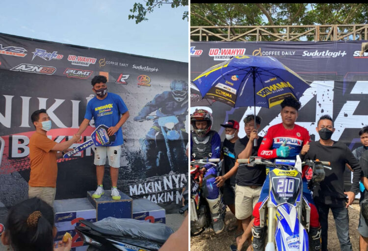 Tim Aiman Mx Sebatik Juara Umum di Event Grasstrack Open Tournamen Kejuaraan Grasstrack 2022 di Sirkuit Kabupaten Pinrang