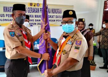 Asisten Administrasi Umum Setda Membuka Kursus Pembina Mahir Dasar Golongan Penggalang dan Penegak di Tulin Onsoi