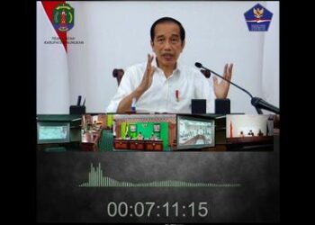 Wabup Hanafiah Dengarkan Arahan Presiden Jokowi Terkait Penanganan Covid-19