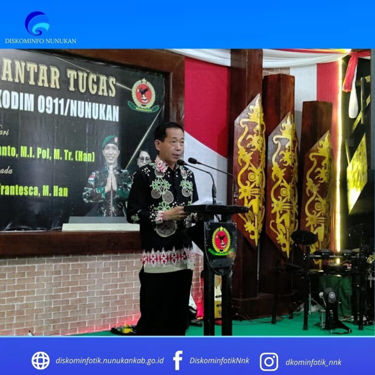 MALAM PISAH SAMBUT DANDIM 0911/NUNUKAN, BUPATI PESAN CAPAIAN DAN PRESTASI TERUS DITINGKATKAN