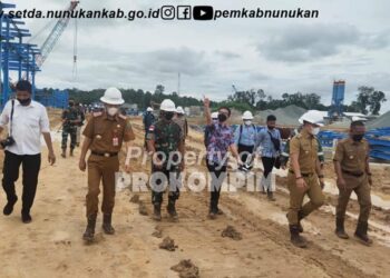 Wakili Bupati, Sekda Nunukan Dampingi Gubernur Kaltara Tinjau Pembangunan Kilang Gas