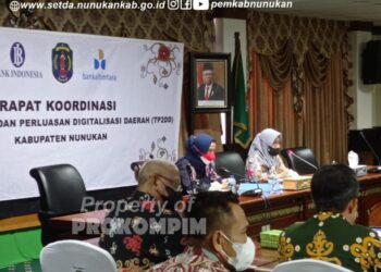 Bupati Laura Buka Rakor Peta Jalan dan Renaksi Elektronifikasi Transaksi Pemerintah Daerah
