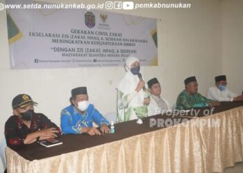 Bupati Laura Buka Sosialisasi Gerakan Membayar Zakat oleh Dunia Usaha
