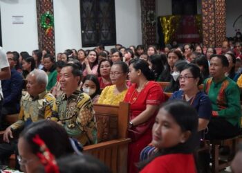 Sekretaris Daerah Hadiri Perayaan Natal Gereja Toraja Eben-Haezer Nunukan