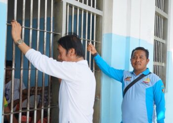 KAKANWIL KEMENKUMHAM KALTIM KONTROL DAN BERIKAN ARAHAN PADA WARGA BINAAN LANUKA