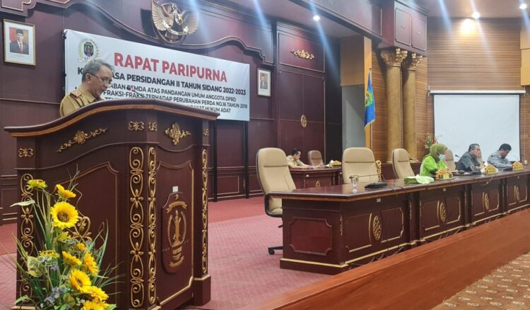 Ini Jawaban Pemkab Terhadap Pemandangan Umum Fraksi DPRD Nunukan Terkait Revisi Perda PMA