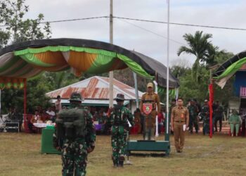 Wabup Nunukan Jadi Inspektur Upacara Pembukaan TMMD di Kecamatan Sebuku