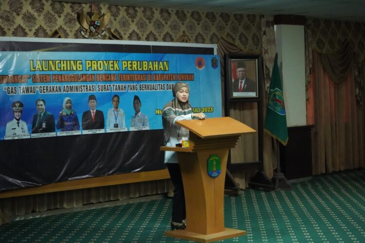 Bupati Laura Melaunching Proyek Perubahan SEMANGAT dan GAS TAWAU