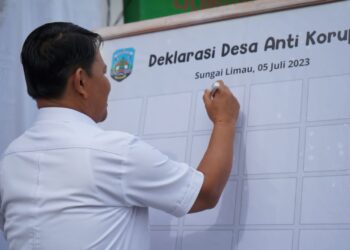 Jadi Calon Percontohan Desa Anti Korupsi, KPK Gelar Bimtek di Desa Sungai Limau