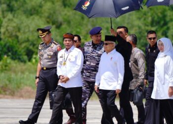 Wapres Bertolak ke Sebatik Dengan Helikopter Superpuma
