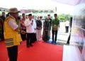 Kunjungan Kerja Sehari di Sebatik, Wapres Ma’rud Amin Melakukan Peletakan Batu Pertama Pembangunan Rusun 3 Lantai Bagi Para Santri