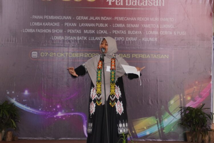 Paras Perbatasan Hujan Kata Sarat Makna, Lomba Puisi Meriahkan HUT Kabupaten Nunukan Dimulai dari Kemarin