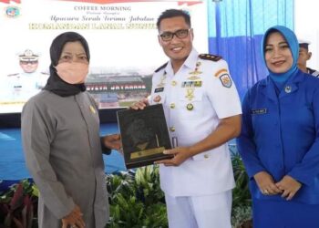 Ketua DPRD, Hadiri Serah Terima Jabatan Komandan Lanal Nunukan.
