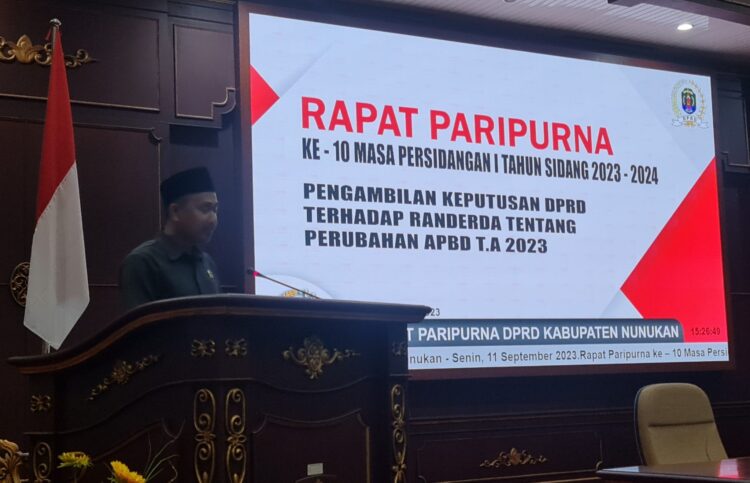 Catatan Banggar DPRD Nunukan Terhadap APBD Perubahan 2023