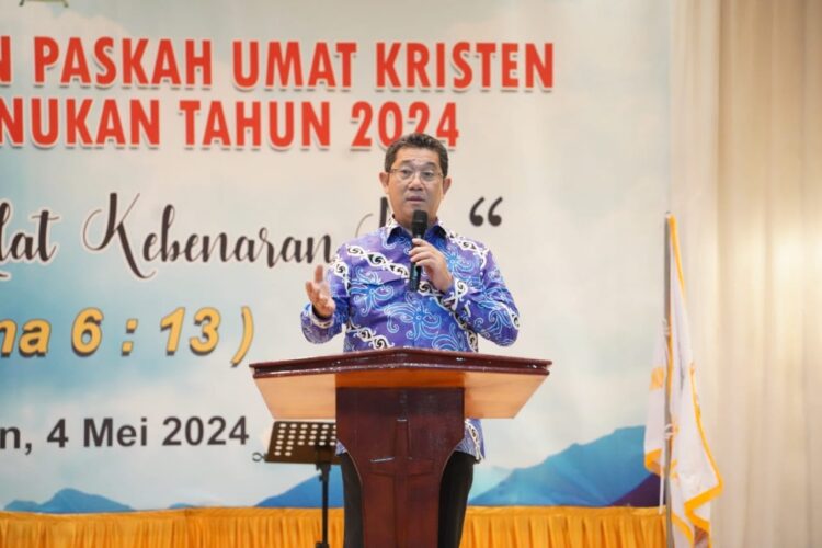 Dihadiri Wakil Gubernur Kaltara, BAMAG Kabupaten Nunukan Selenggarakan Ibadah dan Perayaan Paskah Umat Kristen Tahun 2024