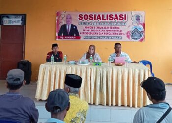 Tingkatkan Pemahaman Tentang Perda Adminduk, DPRD Nunukan Sosper Di Balansiku Sebatik