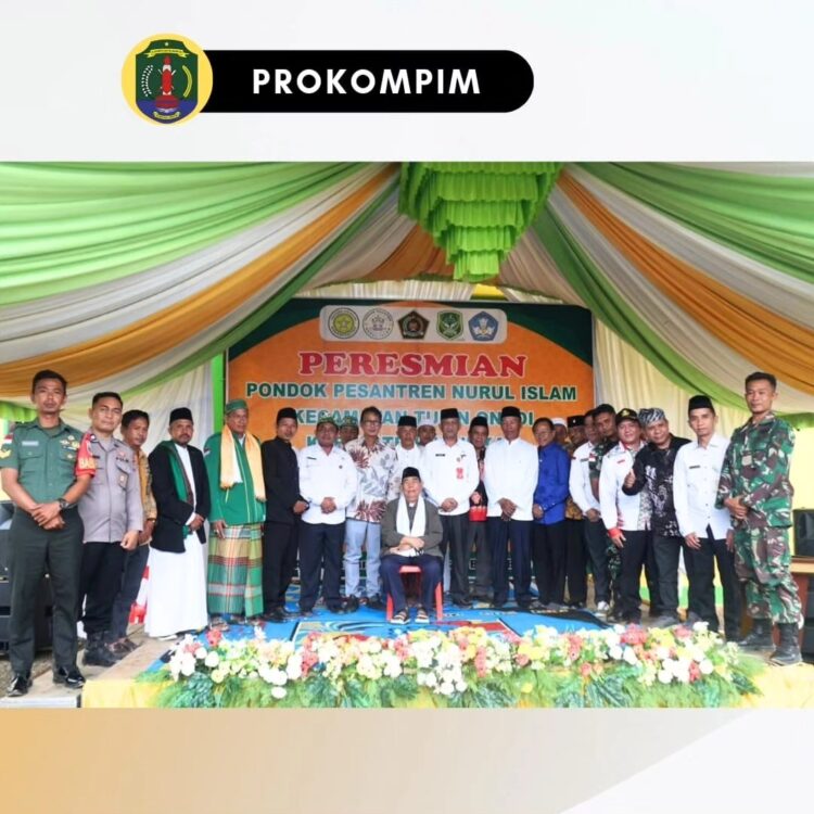 Mewakili Bupati, Asisten Administrasi Umum Setda Hadiri Peresmian Pondok Pesantren Nurul Islam Kecamatan Tulin Onsoi
