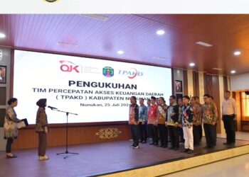 Bupati Laura kukuhkan TPAKD Kabupaten Nunukan