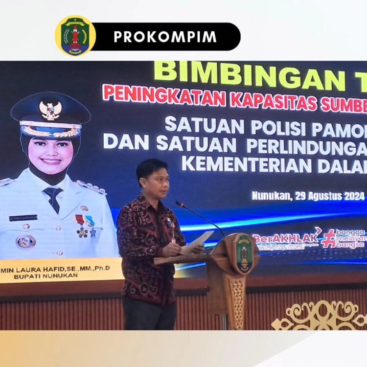 Upaya Tingkatkan Kapasitas SDM, Pemkab Nunukan Selenggarakan Bimtek Bagi Satpol PP dan Satlinmas