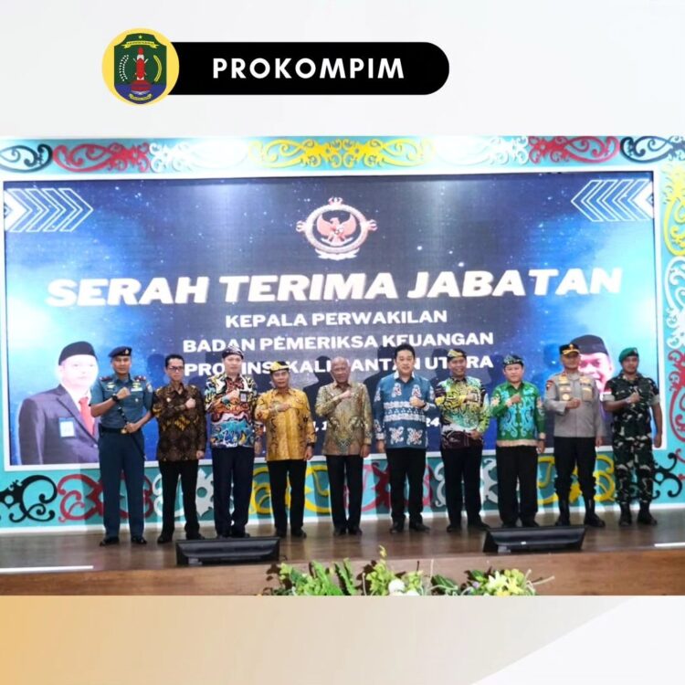 Asisten Ekonomi dan Pembangunan Setda Nunukan Hadiri Sertijab Kepala Perwakilan BPK RI Perwakilan Provinsi Kalimantan Utara