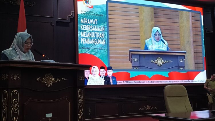 Rapat Paripurna Laporan Banggar terhadap Raperda Tentang Perubahan APBD Kabupaten Nunukan 2024