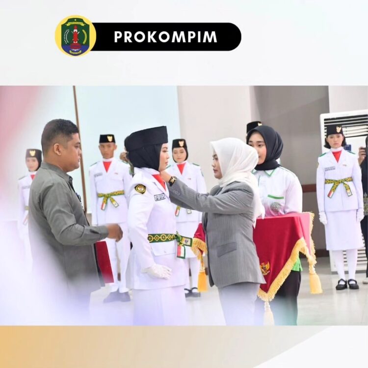 Pasukan Pengibar Bendera Pusaka (PASKIBRAKA) Kabupaten Nunukan Tahun 2024 Resmi Dikukuhkan